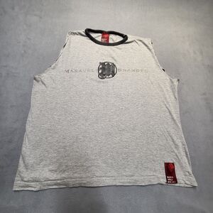 Makaveli Brand Shirt Mens Shirt 2XL Gray Tank Top Tupac 2Pac Rapper Rap